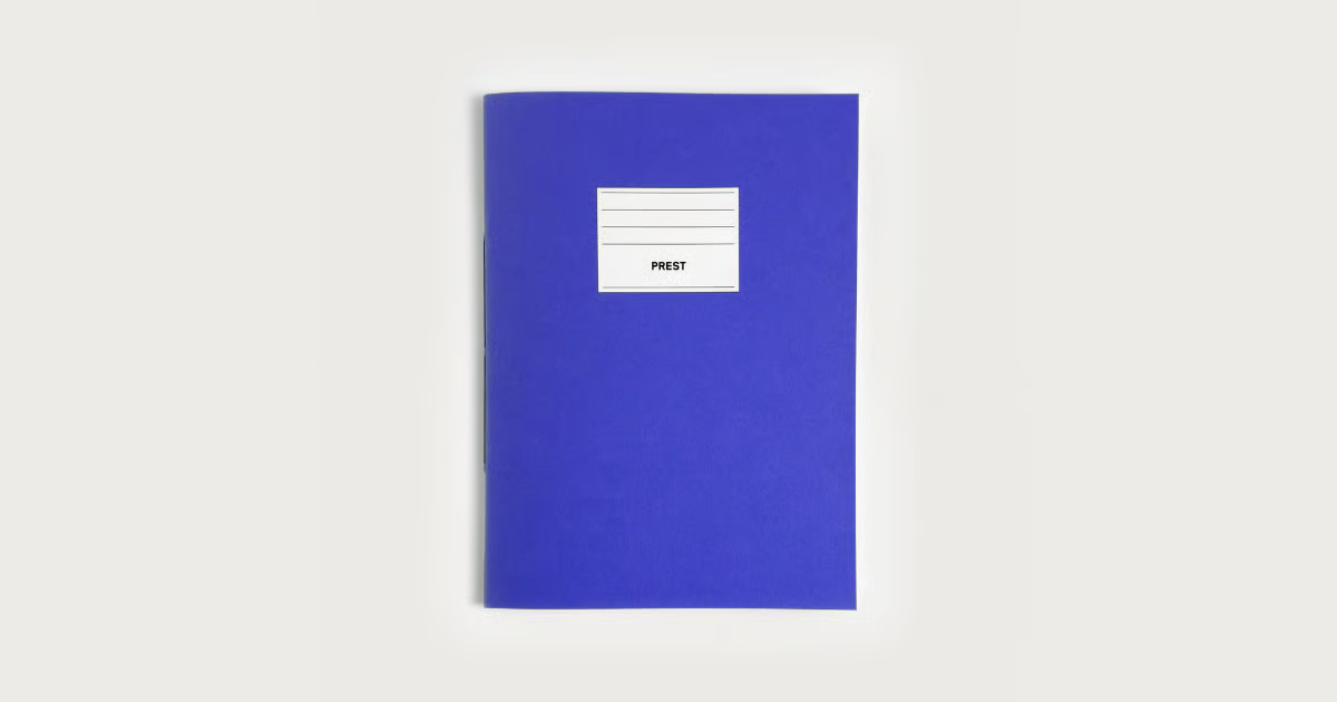 PREST notebook, cobalt blue